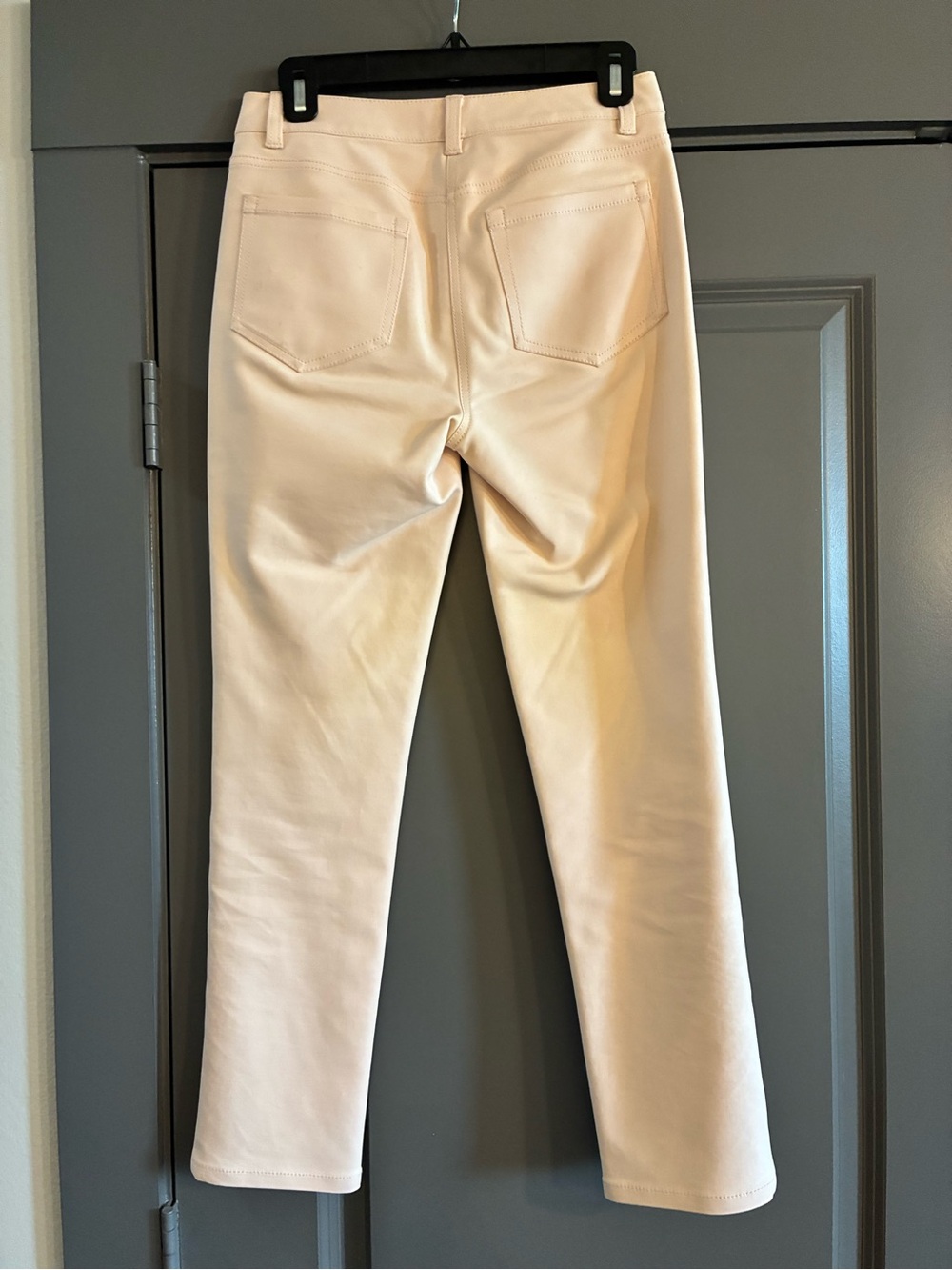 Tory Burch Soft Pink Trousers with Gold-Tone Button - Ankle Lenght - Picture 2 of 4